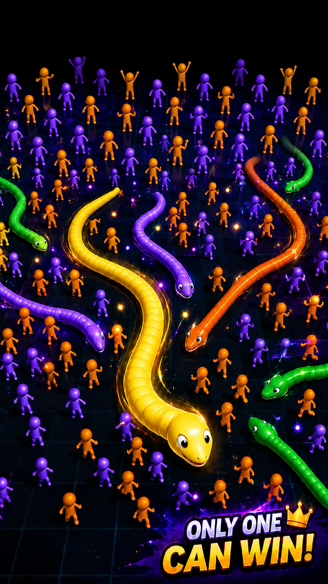 Snake vs StickMan : Big Snake screenshot