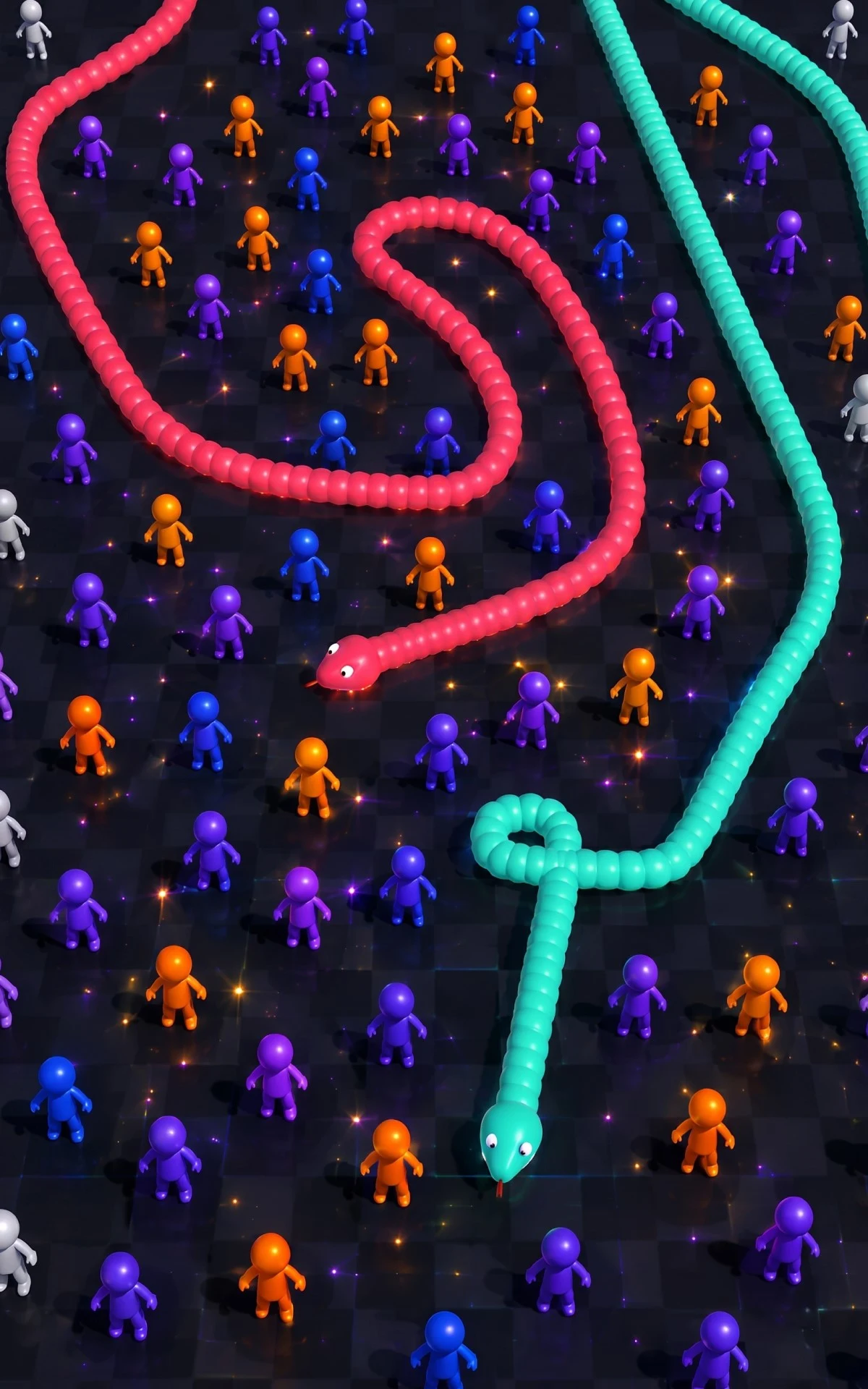 Snake vs StickMan : Big Snake screenshot