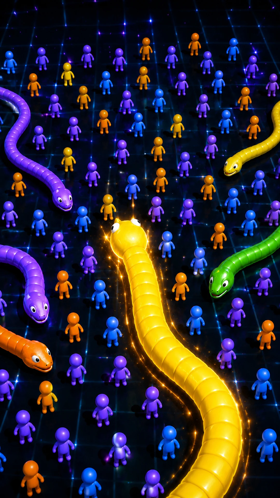 Snake vs StickMan : Big Snake screenshot