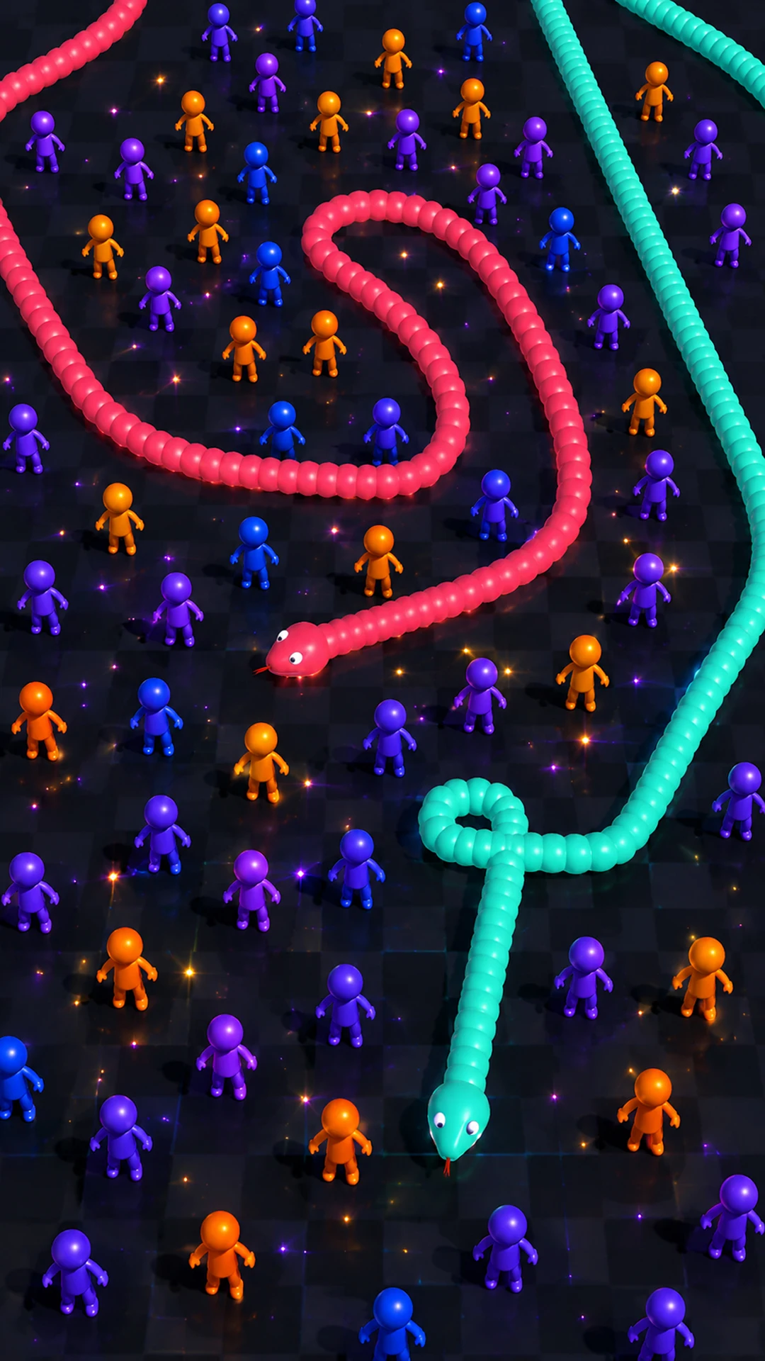 Snake vs StickMan : Big Snake screenshot