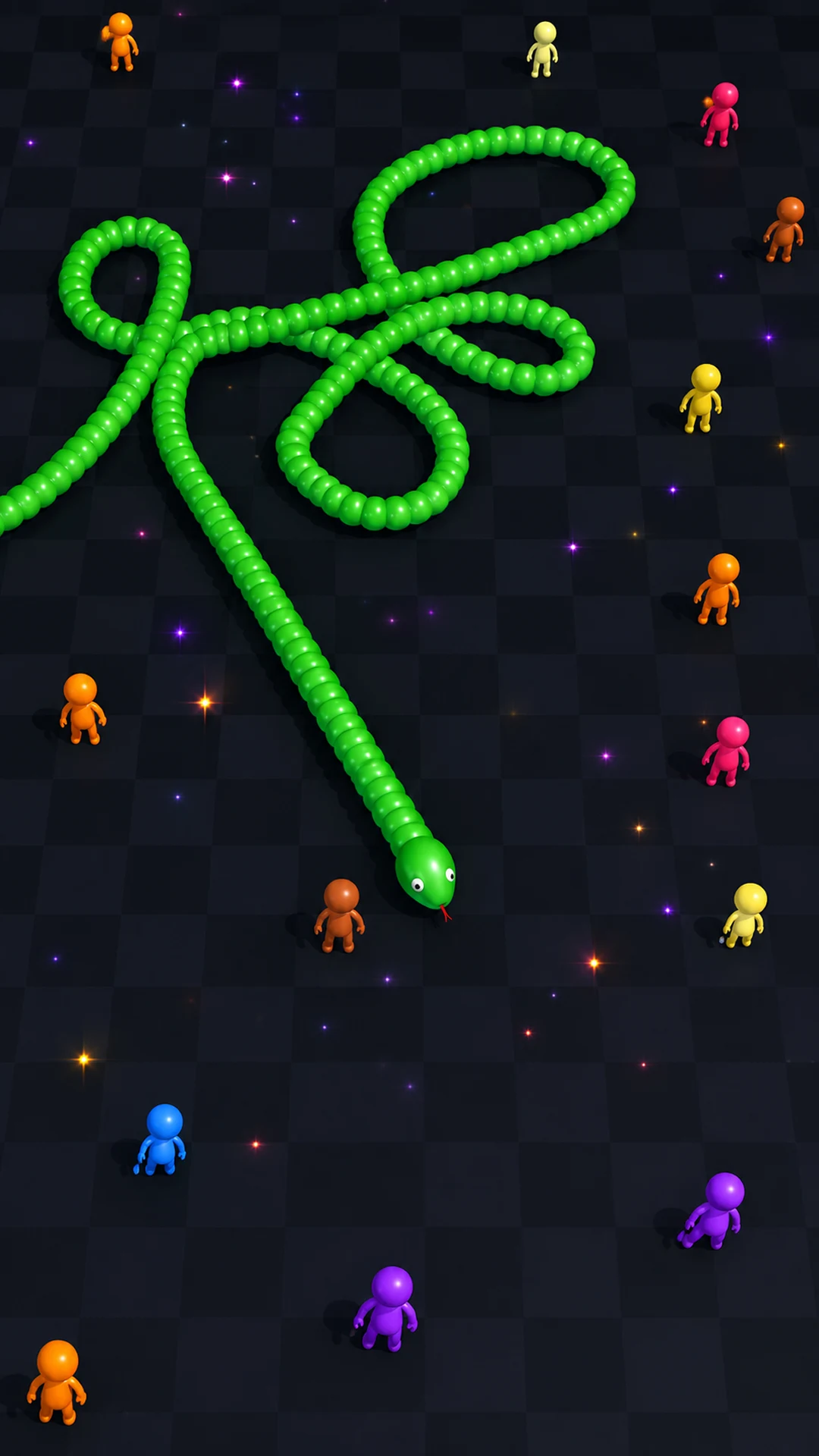 Snake vs StickMan : Big Snake screenshot