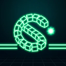 Ikon Neon Snake 3D: Offline Snake